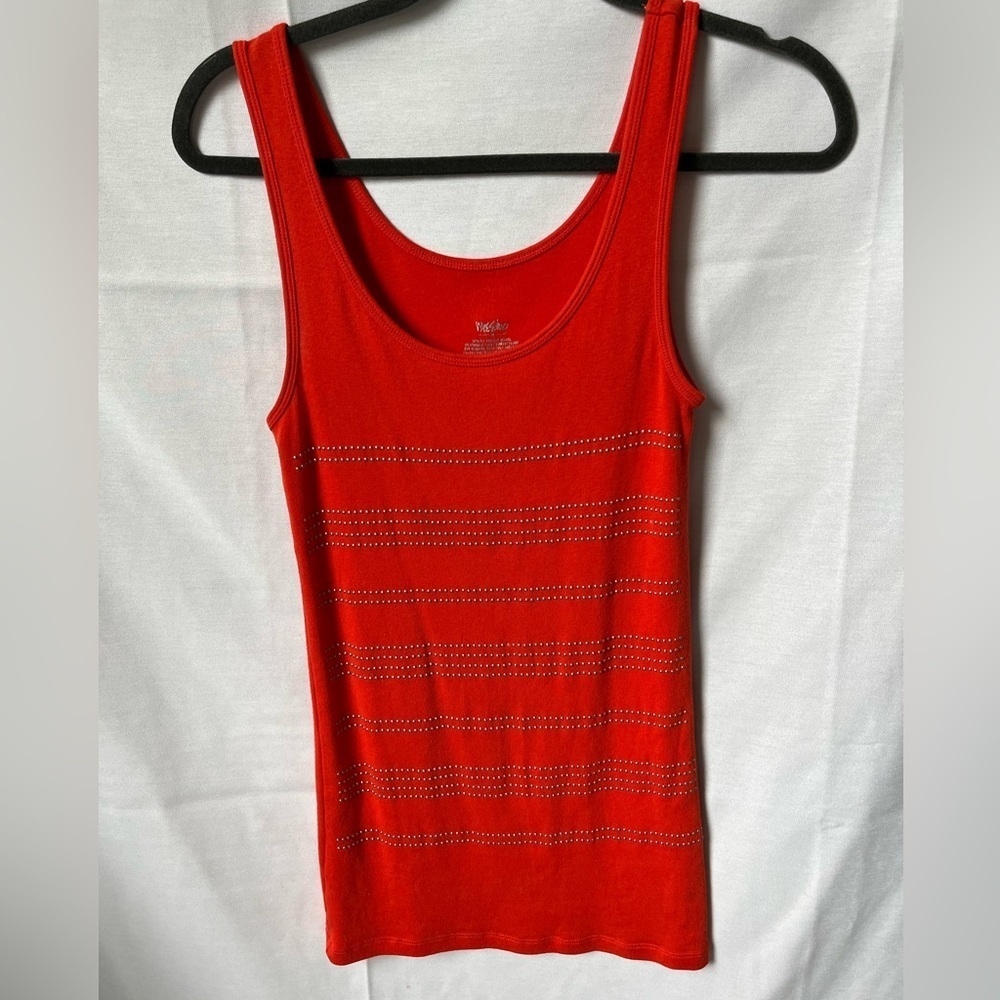 Mossimo Red Studded Tank Top